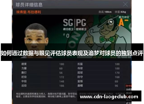如何通过数据与眼见评估球员表现及追梦对球员的独到点评
