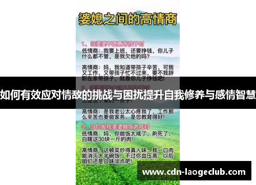 如何有效应对情敌的挑战与困扰提升自我修养与感情智慧