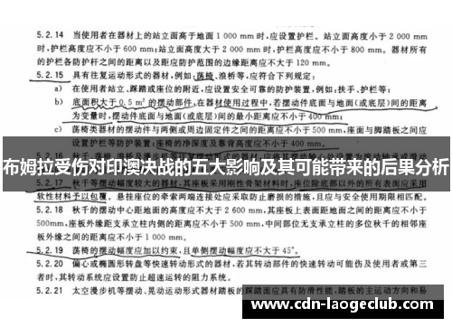 布姆拉受伤对印澳决战的五大影响及其可能带来的后果分析