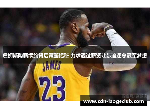 詹姆斯降薪续约背后策略揭秘 力求通过薪资让步追逐总冠军梦想 詹姆斯降薪续约背后策略揭秘 力求通过薪资让步追逐总冠军梦想